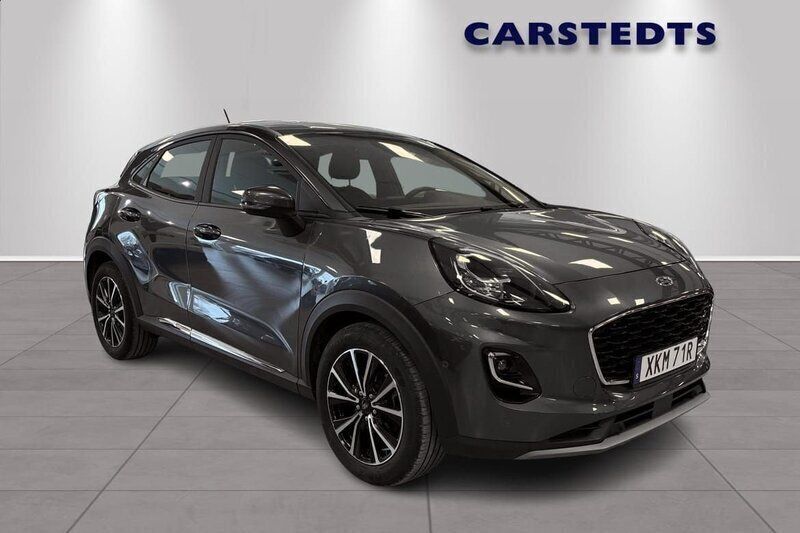 Grå Begagnad 2022 Ford Puma Titanium SUV | 239 900 kr (Lite dyr) - Bild 1/4