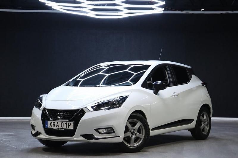 Vit Begagnad 2022 Nissan Micra Halvkombi | 134 900 kr (Marknadspris) - Bild 1/4