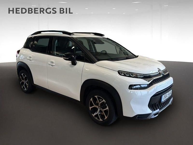 Vit Begagnad 2024 Citroën C3 Aircross PureTech SUV | 189 900 kr (Marknadspris) - Bild 1/4