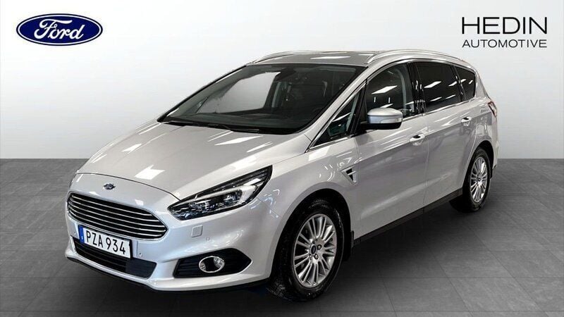Grå (grey) Begagnad 2015 Ford S-MAX S Minibuss | 139 900 kr - Bild 1/4