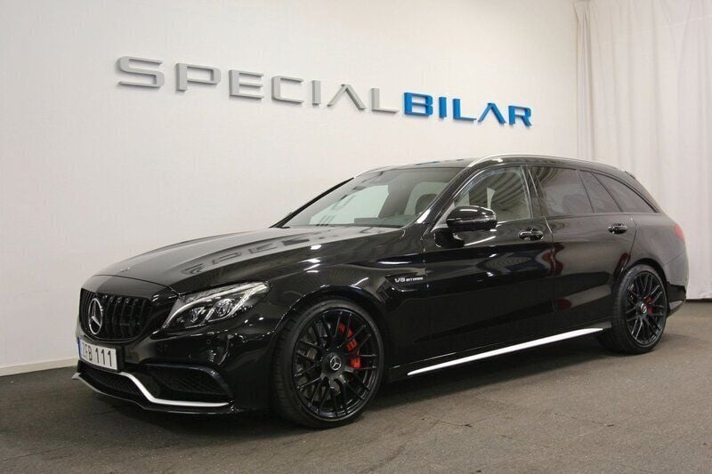 Svart Begagnad 2018 Mercedes C63S AMG AMG Kombi | 539 000 kr (Bra pris) - Bild 1/4