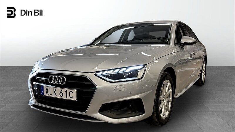 Florettsilver metallic Begagnad 2021 Audi A4 Proline Sedan | 310 000 kr (Marknadspris) - Bild 1/4