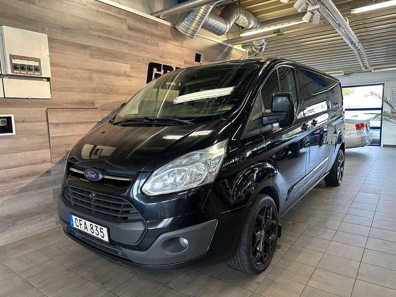 Svart Begagnad 2014 Ford Transit Custom Van | 99 000 kr - Bild 1/4