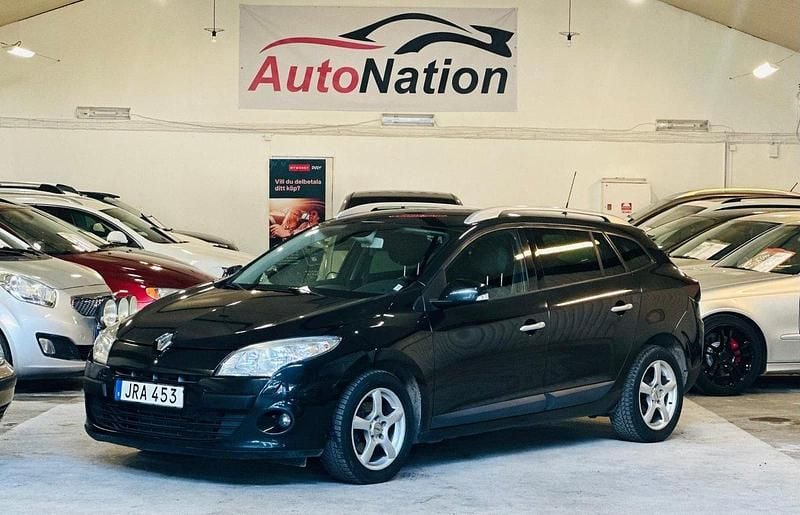 Svart Begagnad 2010 Renault Mégane GrandTour Kombi | 34 900 kr (Marknadspris) - Bild 1/4