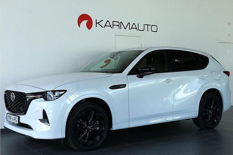 Vit (rhodium white) Ny 2025 Mazda CX-60 SUV | 579 900 kr (Marknadspris) - Bild 1/4