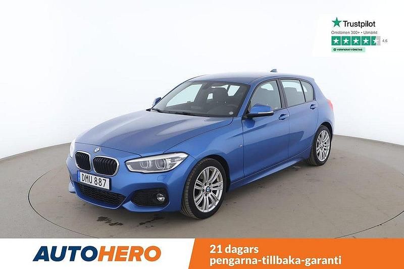 Blå Begagnad 2017 BMW 118 M Sport Halvkombi | 144 000 kr (Bra pris) - Bild 1/4
