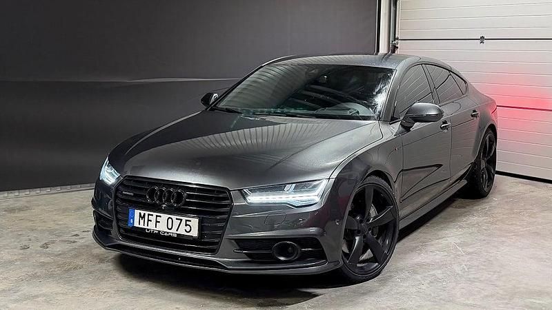 Grå Begagnad 2015 Audi A7 Sportback Halvkombi | 259 800 kr (Dyr) - Bild 1/4