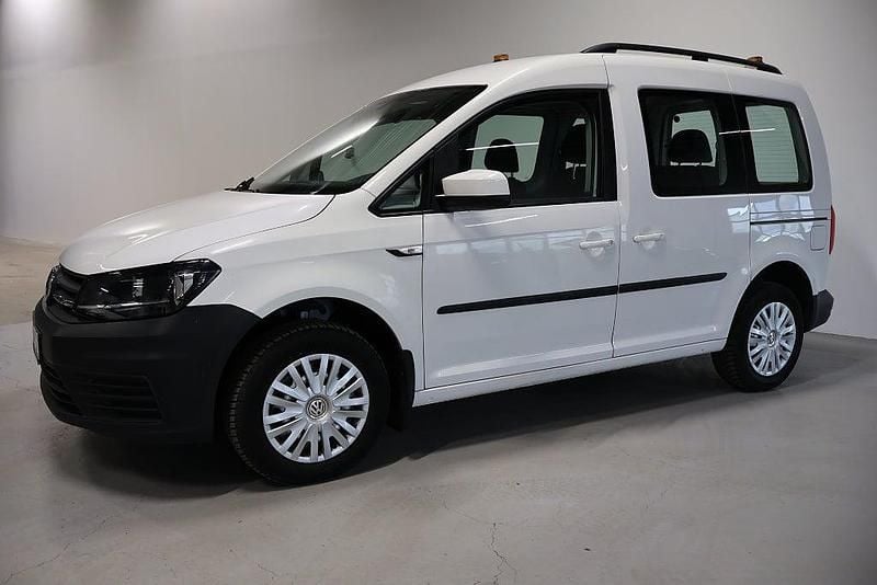 Begagnad VW Caddy 110 HK (80 kW) 2018 Vit Minibuss