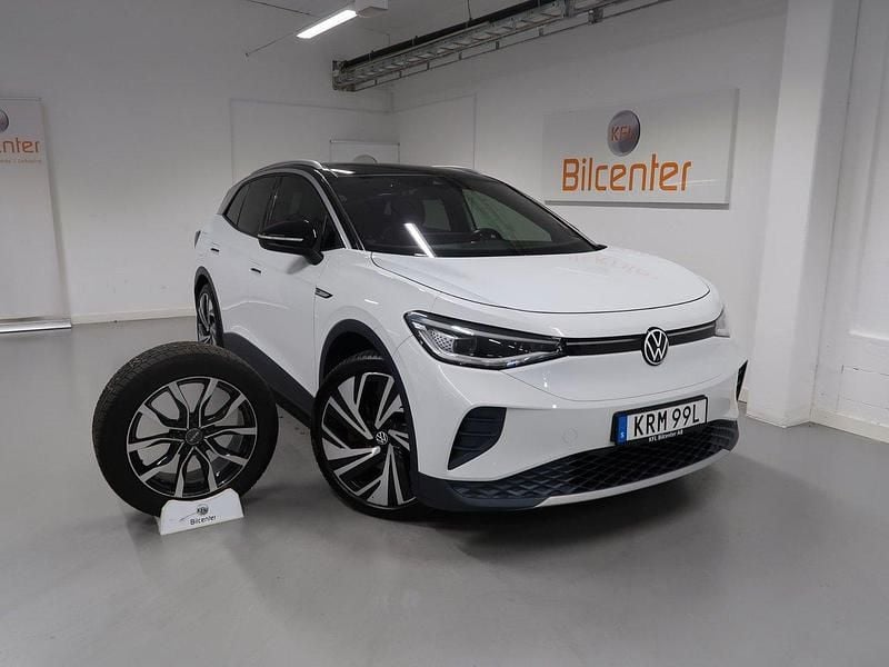 Vit Begagnad 2021 VW ID.4 Pro Performance SUV | 299 900 kr (Marknadspris) - Bild 1/3