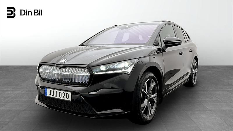 Svart Begagnad 2023 Skoda Enyaq iV SportLine SUV | 419 500 kr (Dyr) - Bild 1/4