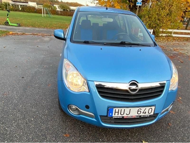 Blå Begagnad 2009 Opel Agila Halvkombi | 25 000 kr - Bild 1/4