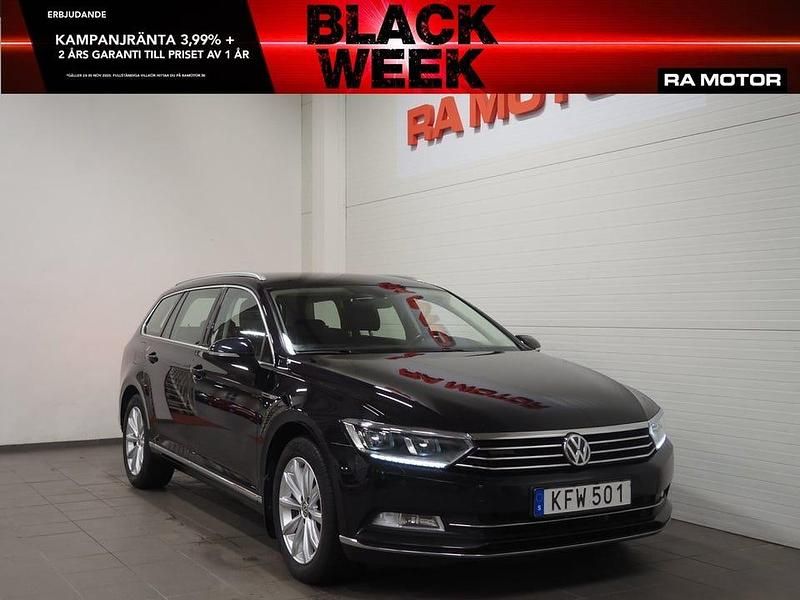 Svart Begagnad 2018 VW Passat GT Kombi | 209 900 kr (Marknadspris) - Bild 1/3
