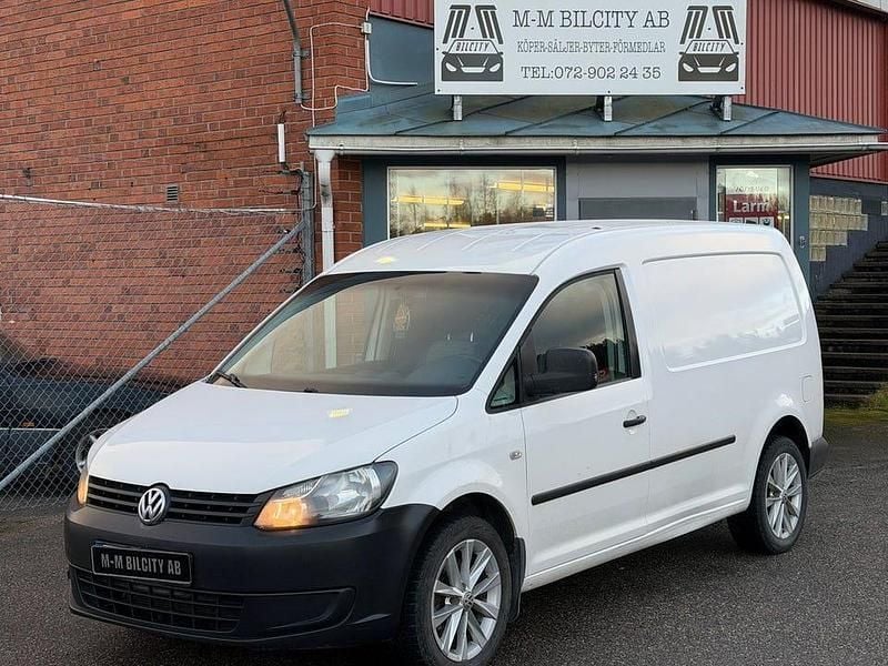 Vit Begagnad 2011 VW Caddy Maxi Minibuss | 74 900 kr (Marknadspris) - Bild 1/4