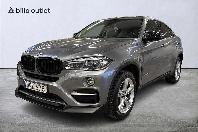 Grå Begagnad 2014 BMW X6 Comfort Edition SUV | 264 900 kr (Marknadspris) - Bild 1/3
