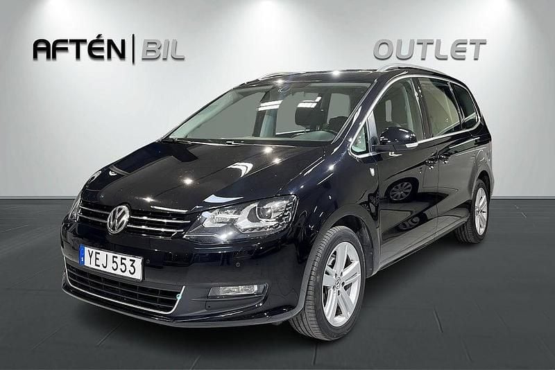 Begagnad VW Sharan 150 HK (110 kW) 2016 Svart Minibuss