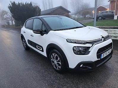 Vit Begagnad 2020 Citroën C3 PureTech Halvkombi | 123 000 kr (Lite dyr) - Bild 1/4