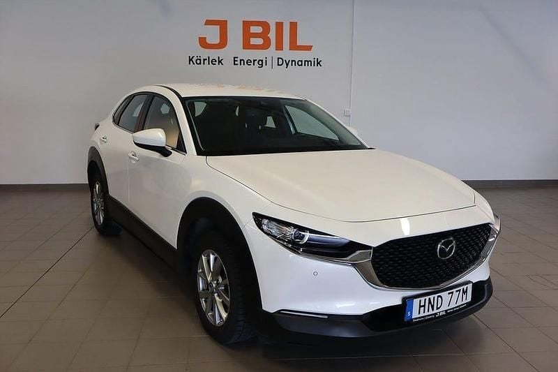 Vit Begagnad 2021 Mazda CX-30 Sky SUV | 219 900 kr (Marknadspris) - Bild 1/4