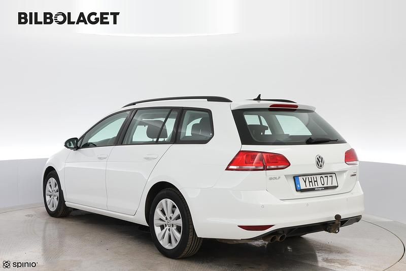 Begagnad VW Golf VII 112 HK (82 kW) 2016 Vit Kombi