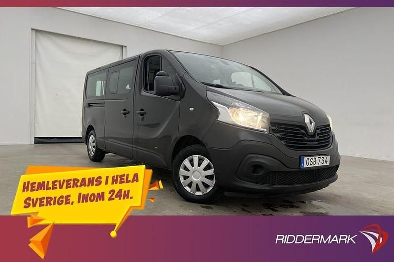 Svart Begagnad 2017 Renault Trafic Minibuss | 169 800 kr (Lite dyr) - Bild 1/3