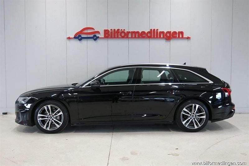 Svart samma som bilen Begagnad 2021 Audi A6 S-Line Kombi | 319 900 kr (Bra pris) - Bild 1/4