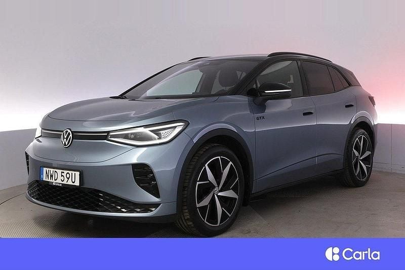 Ljusblå (blå) Begagnad 2022 VW ID.4 GTX SUV | 379 900 kr (Marknadspris) - Bild 1/4