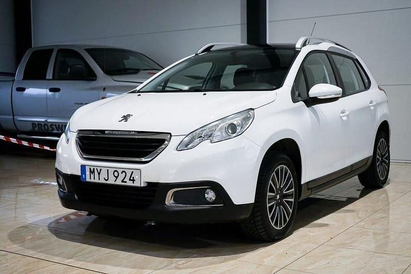 Vit Begagnad 2016 Peugeot 2008 SUV | 99 500 kr (Marknadspris) - Bild 1/4