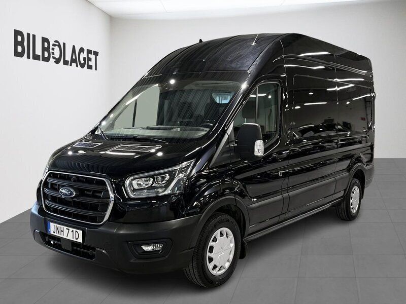 Svart Begagnad 2022 Ford Transit Trend Van | 379 500 kr (Bra pris) - Bild 1/4