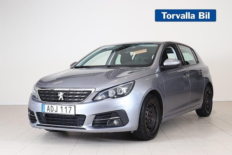Grå Begagnad 2020 Peugeot 308 Active Halvkombi | 139 000 kr (Bra pris) - Bild 1/4
