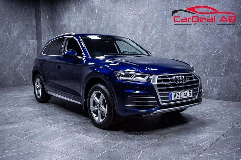 Blå Begagnad 2017 Audi Q5 SUV | 247 800 kr (Marknadspris) - Bild 1/4