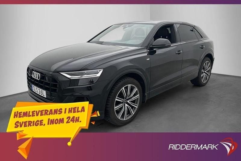 Svart Begagnad 2020 Audi Q8 S-Line SUV | 529 900 kr (Bra pris) - Bild 1/3