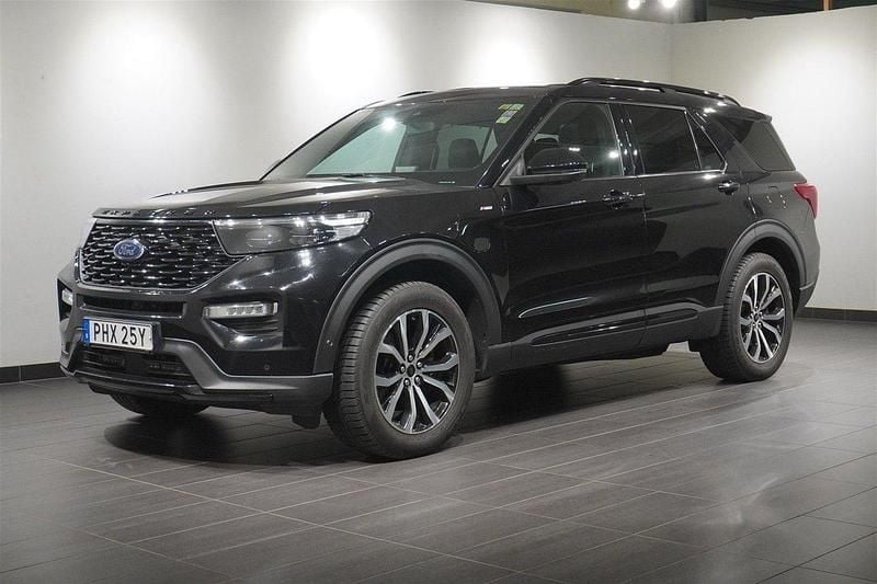 Svart Begagnad 2020 Ford Explorer ST-Line SUV | 459 900 kr (Marknadspris) - Bild 1/2