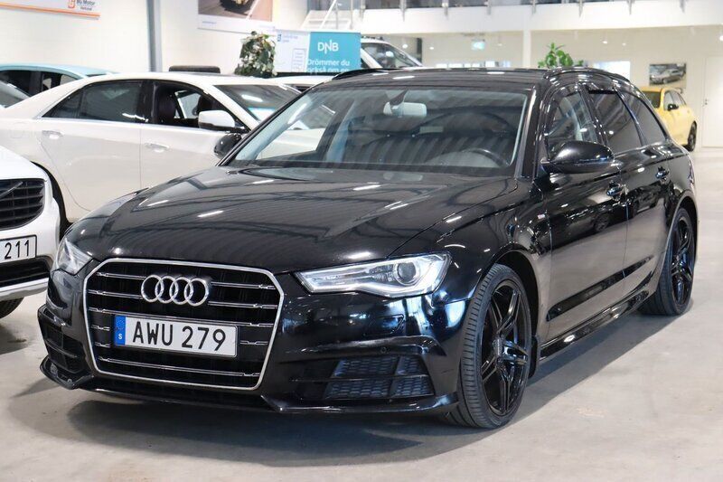 Svart Begagnad 2016 Audi A6 S-Line Kombi | 179 900 kr (Marknadspris) - Bild 1/4