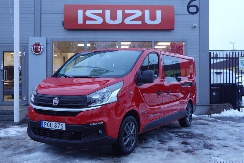 Röd Begagnad 2017 Fiat Talento Van | 212 375 kr - Bild 1/4