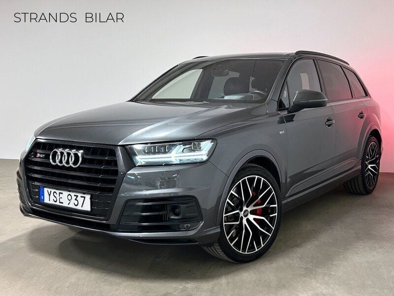 Mörkgrå (grå) Begagnad 2018 Audi SQ7 Advanced Plus SUV | 449 000 kr - Bild 1/4
