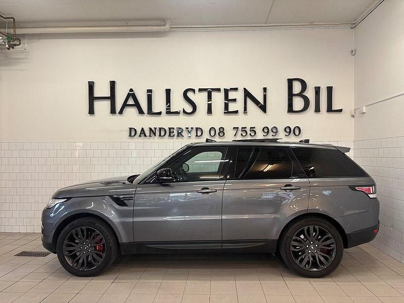 Grå (grå metallic) Begagnad 2017 Land Rover Range Rover Sport HSE SUV | 329 000 kr (Marknadspris) - Bild 1/4