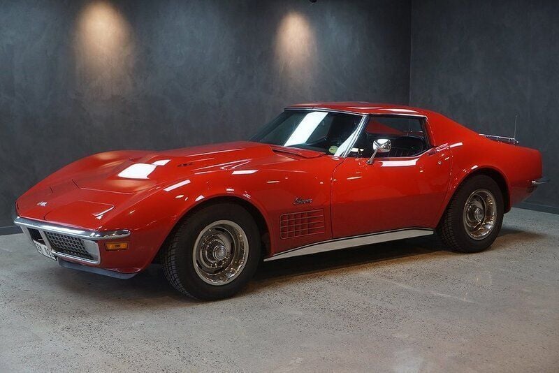 Röd Begagnad 1971 Chevrolet Corvette Stingray | 479 900 kr - Bild 1/4