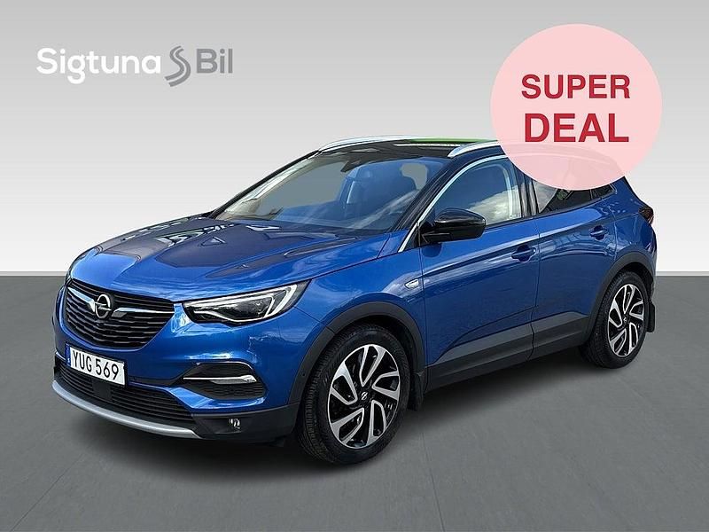 Blå Begagnad 2017 Opel Grandland X Dynamic SUV | 179 900 kr (Marknadspris) - Bild 1/3