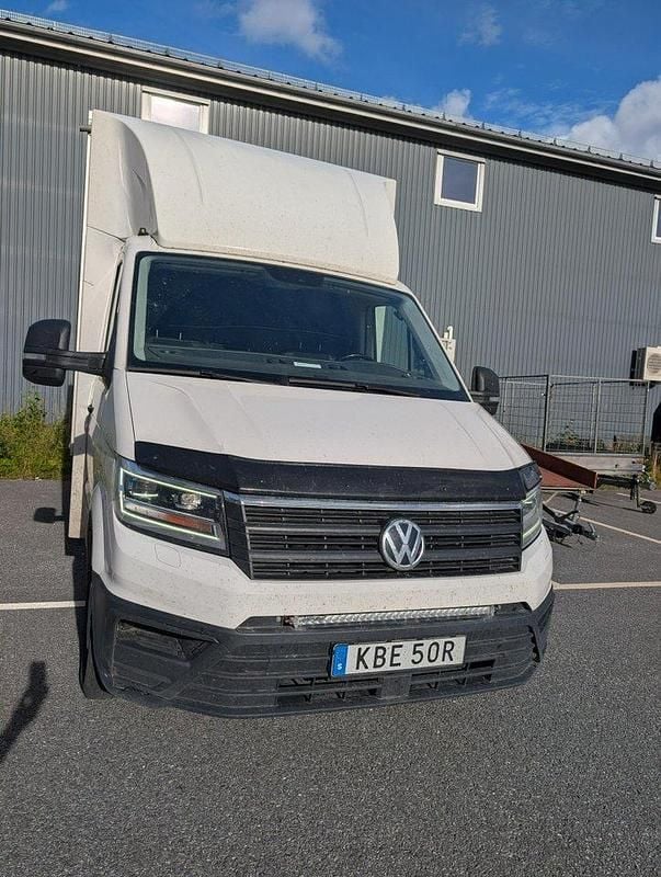 Vit Begagnad 2021 VW Crafter Van | 195 000 kr - Bild 1/4