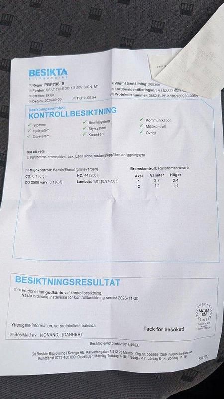Vit Begagnad 2000 Seat Toledo Sedan | 15 000 kr - Bild 1/4