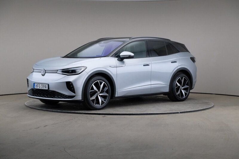 Silver Begagnad 2021 VW ID.4 GTX SUV | 369 000 kr (Bra pris) - Bild 1/4