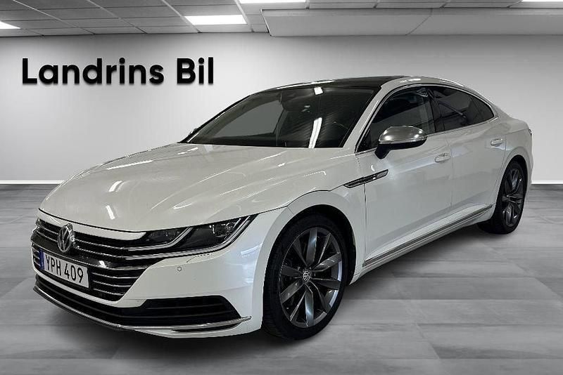 Vit Begagnad 2017 VW Arteon GTS Halvkombi | 249 900 kr (Marknadspris) - Bild 1/4