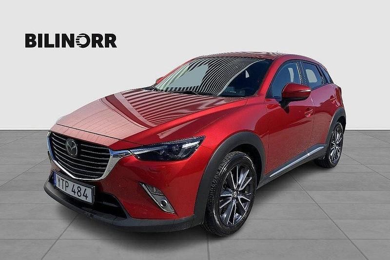 Röd Begagnad 2017 Mazda CX-3 SUV | 144 900 kr (Marknadspris) - Bild 1/4