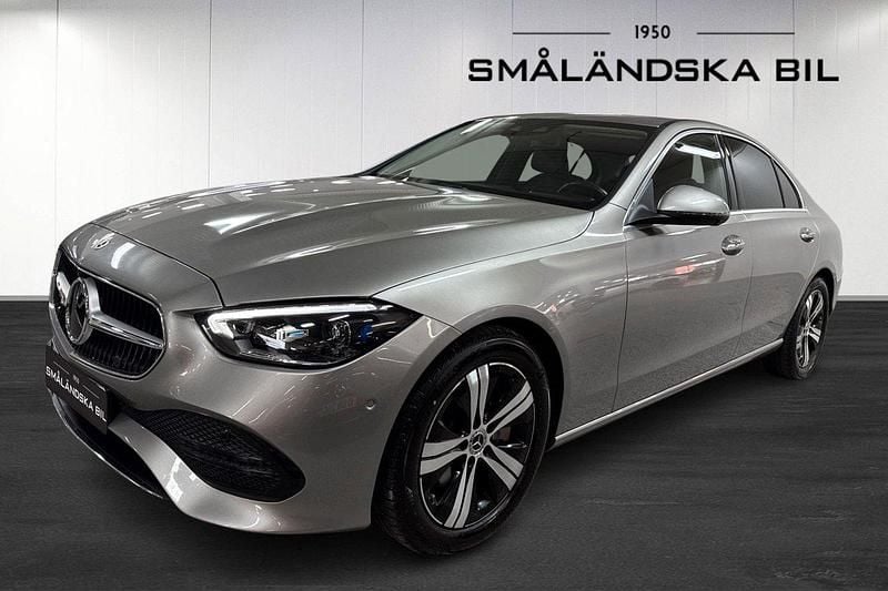Silver Begagnad 2021 Mercedes C220 Avantgarde Sedan | 389 000 kr (Marknadspris) - Bild 1/4