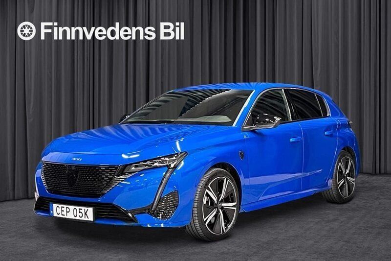 Blå Begagnad 2023 Peugeot 308 GT Halvkombi | 348 800 kr - Bild 1/4