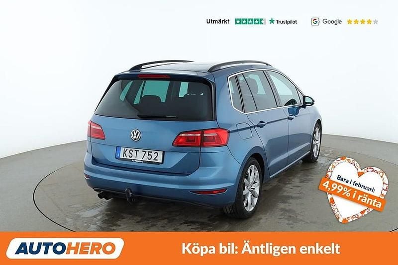 Begagnad VW Golf VII Highline 151 HK (111 kW) 2015 Blå Halvkombi