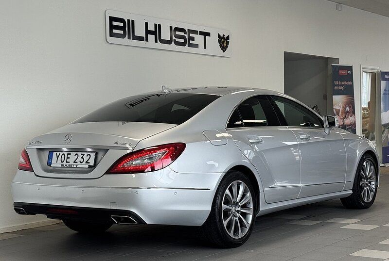 Begagnad Mercedes CLS250 204 HK (150 kW) 2016 Silver Sportkupé
