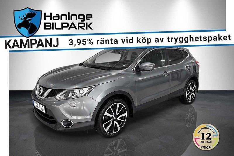 Grå Begagnad 2017 Nissan Qashqai 360º SUV | 149 900 kr (Marknadspris) - Bild 1/2