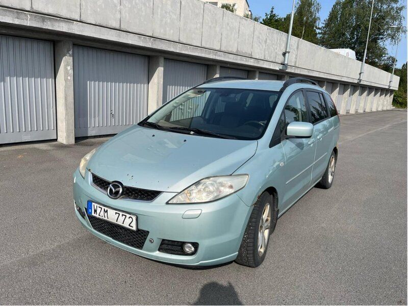 Grå Begagnad 2006 Mazda 5 Minibuss | 15 000 kr (Bra pris) - Bild 1/4