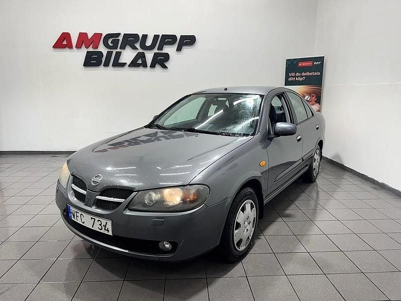 Grå Begagnad 2004 Nissan Almera Sedan | 9 900 kr - Bild 1/4