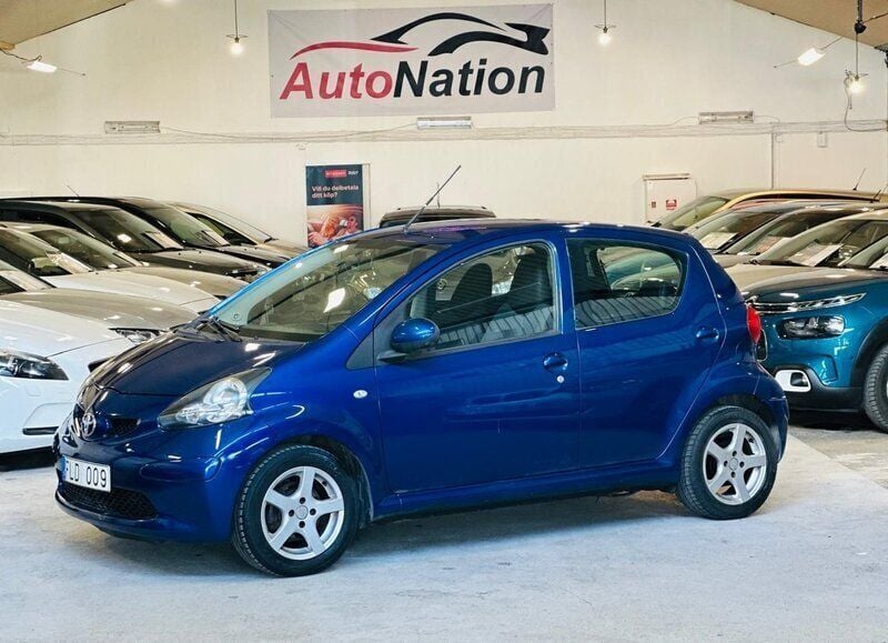 Blå Begagnad 2008 Toyota Aygo Halvkombi | 32 900 kr (Marknadspris) - Bild 1/4